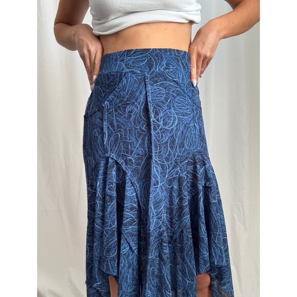 Isabel De Pedro Mr Cat Blue Tulle Skirt - Picture 1 of 6